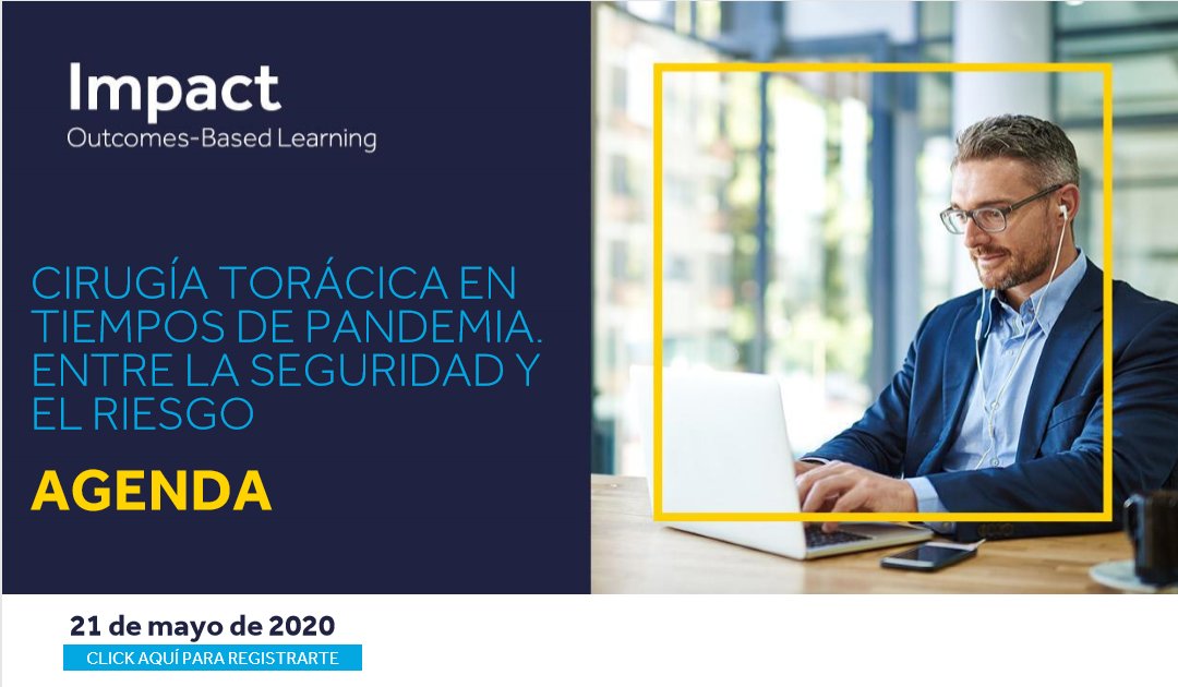 SECTtoracica's tweet photo. 📍Webinar SECT📍Anunciamos nuestro próximo #webinarSECT titulado CIRUGÍA TORÁCICA EN TIEMPOS DE PANDEMIA. ENTRE LA SEGURIDAD Y EL RIESGO, que tendrá lugar el jueves 21 de mayo y que organizamos junto a @Medtronic. Registro aquí 👉https://t.co/DiD6We10xk https://t.co/1Gd3y4PZQH