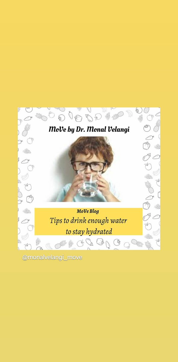 MonalVelangi's tweet image. #MoVetips
#MoVeblog on tips to drink enough water to stay hydrated is a sequel blog
This summer stay hydrated to stay healthy and fit.
monalvelangi.com/2020/05/14/tip…
#water #hydration #summer #watergoals #healthylifestyle #nutrition #diet #fitness #immunity #monalvelangi_move 
#MoVe