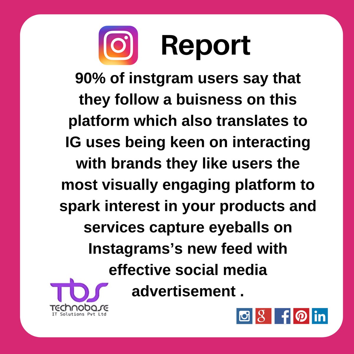 TechnoBaseSolut's tweet photo. All of the website traffic you send from Instagram can bs retargeted on other platforms as well such as facebook google etc...
You can even use  your Instagram posts to promote other marketing efforts you have going on and vice versa. 
#socialmediamarketing #google #Instgram https://t.co/ArCtHsIMAP