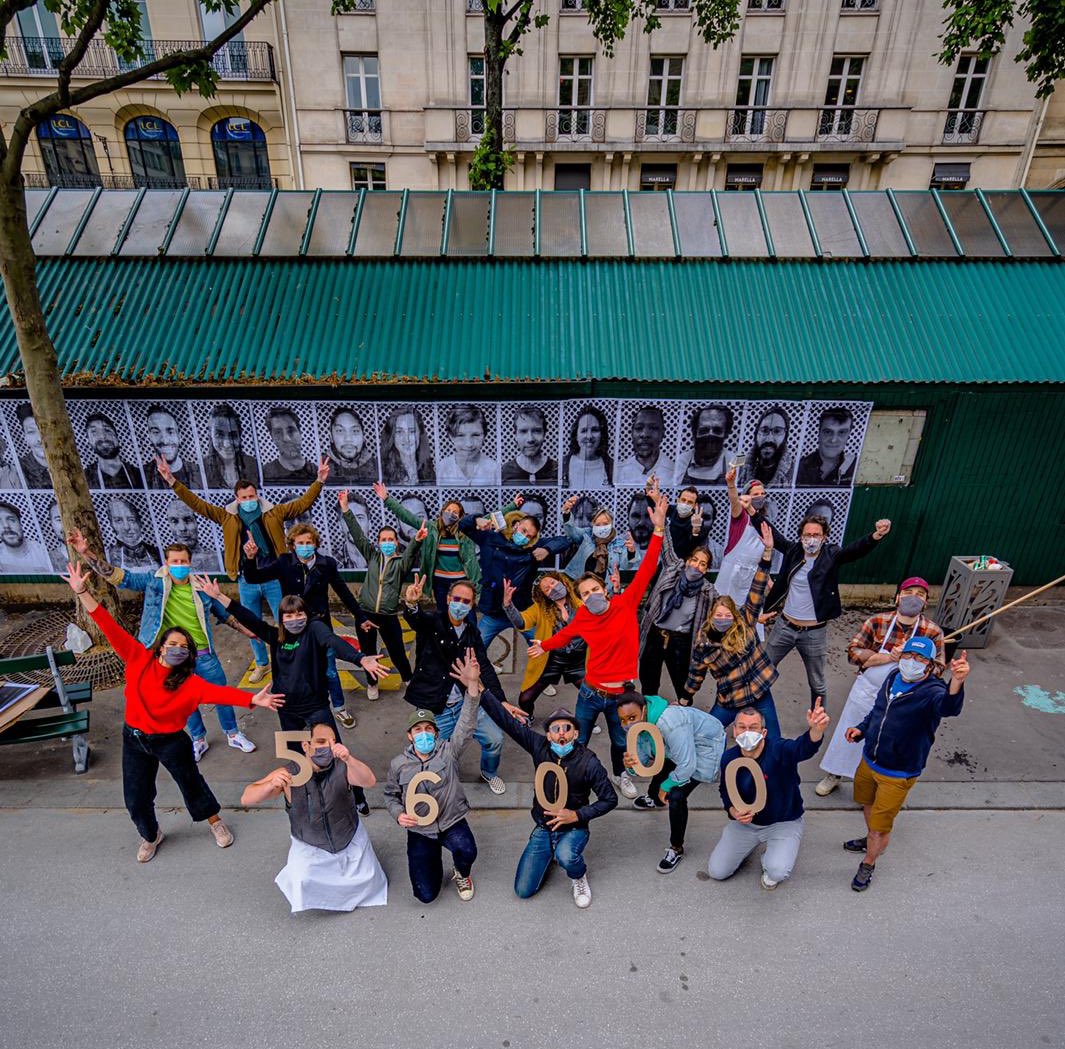 MartinPhlip's tweet photo. 56 000 repas en quelques semaines. On l’a fait avec les copains du @RefettorioParis  et @JRart  💪🏻 https://t.co/IrgH063q1L