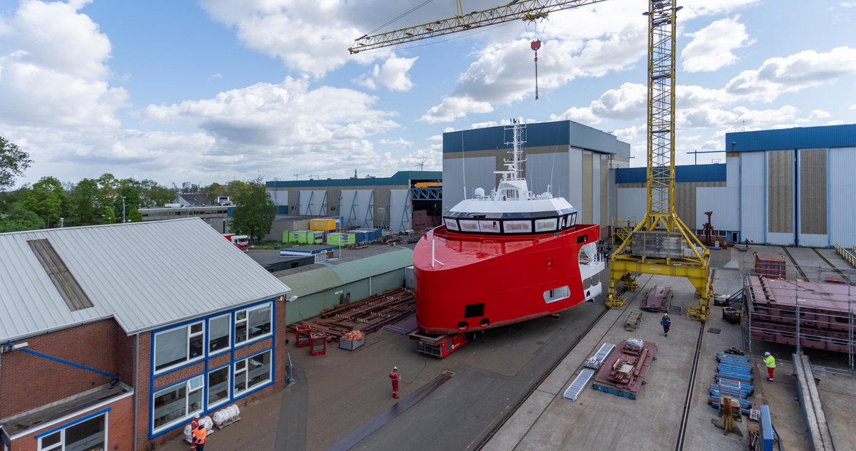 VesselFinder's tweet photo. Wagenborg: Construction EasyMax 2 in progress with installation bridge deck
https://t.co/HJq30yTPw6 #Wagenborg #EasyMax #RoyalNiesternSanderShipyard #RoyalWagenborg https://t.co/aeU73ubMWN
