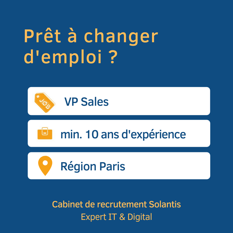 SolantisCabinet's tweet photo. [OFFRE D'EMPLOI 🗒️] VP SALES 
📩Postulez ici : https://t.co/9oaPQmvQiH
#job #work #jobs #jobsearch #career #business #hiring #recruitment #jobparis #paris #VP #emploi ##jobopportunity #ressourceshumaines #offreemploi https://t.co/PgiYsPm1hq