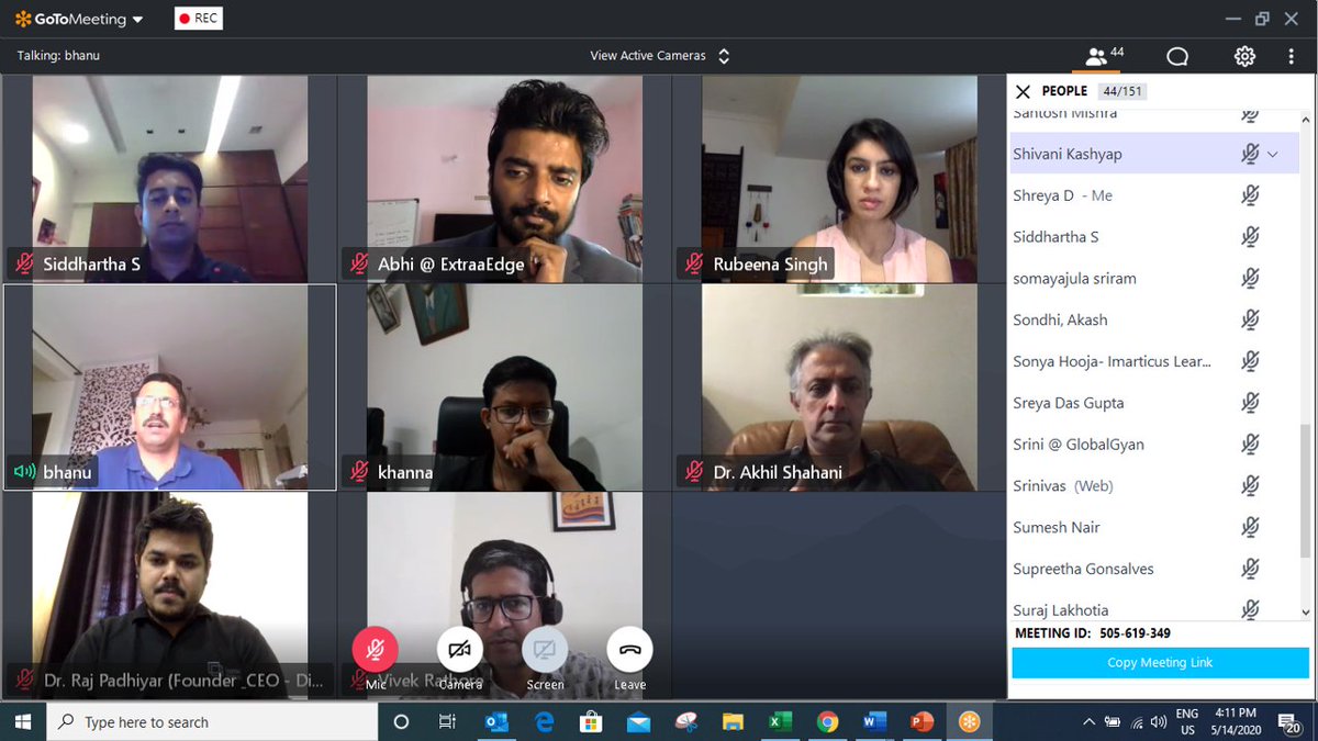 IAMAIForum's tweet photo. Screenshot while Intro of CXOS: The industry leaders of EdTech and future trendsetters all in one frame
#LIVE #EdTech #Masterclass #eLearning #future #brand #insights #strategy #digitallandscape #digitization #IAMAI #iProspect
@iProspectIndia https://t.co/1CSacuSKiw