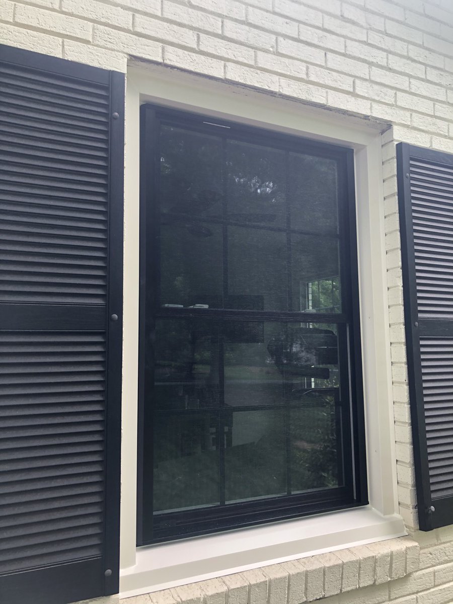 ZenWindowsNC's tweet photo. Zen Windows Carolina can make any exterior color you can image - our newest customer just completed their window renovation with black exterior Nirvana Windows!  Email us or call us today to see what possibilities we can create together!#ZenWindowsCarolina#rainbowofcolors https://t.co/f6Xmm9jdqC