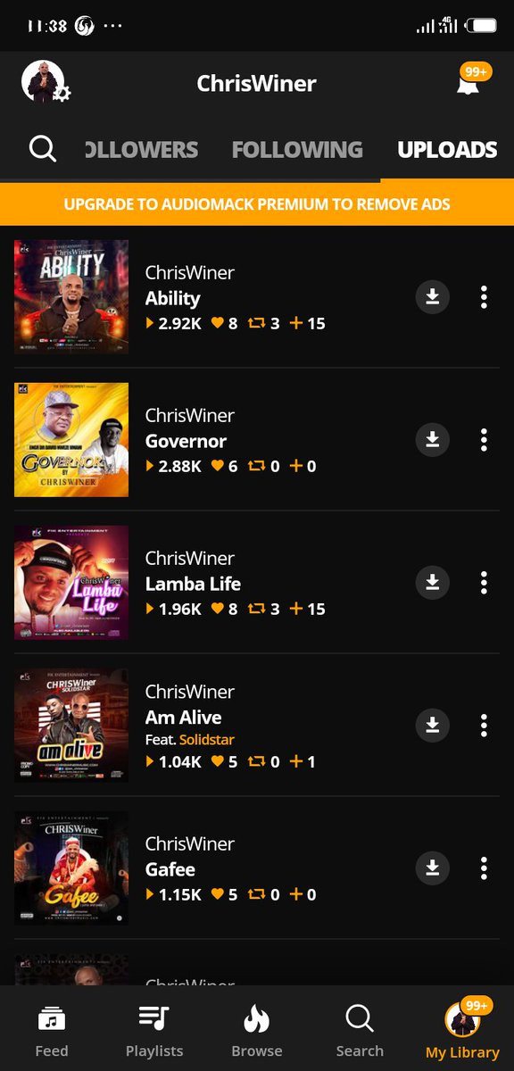 FikEntertainmen's tweet photo. Join the trend! Play #ABILITY from ChrisWiner's AudioMack. 2.92K PLAYS ALREADY πͺπͺ Don't forget to support him by following him, also share his singles on all social media platforms. Click the link below to play π§ #FikEntertainment https://t.co/OLgRwLNfR3 https://t.co/s0kp9ZDTYk