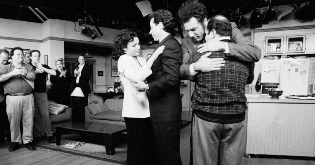Today in 1998: “Seinfeld' goes off the air.

(via @historyinmoment)
@JerrySeinfeld 
@OfficialJLD
@IJasonAlexander