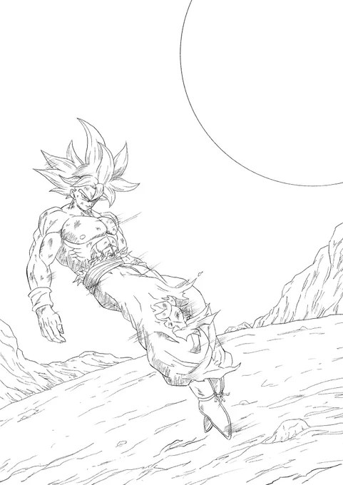お線画 