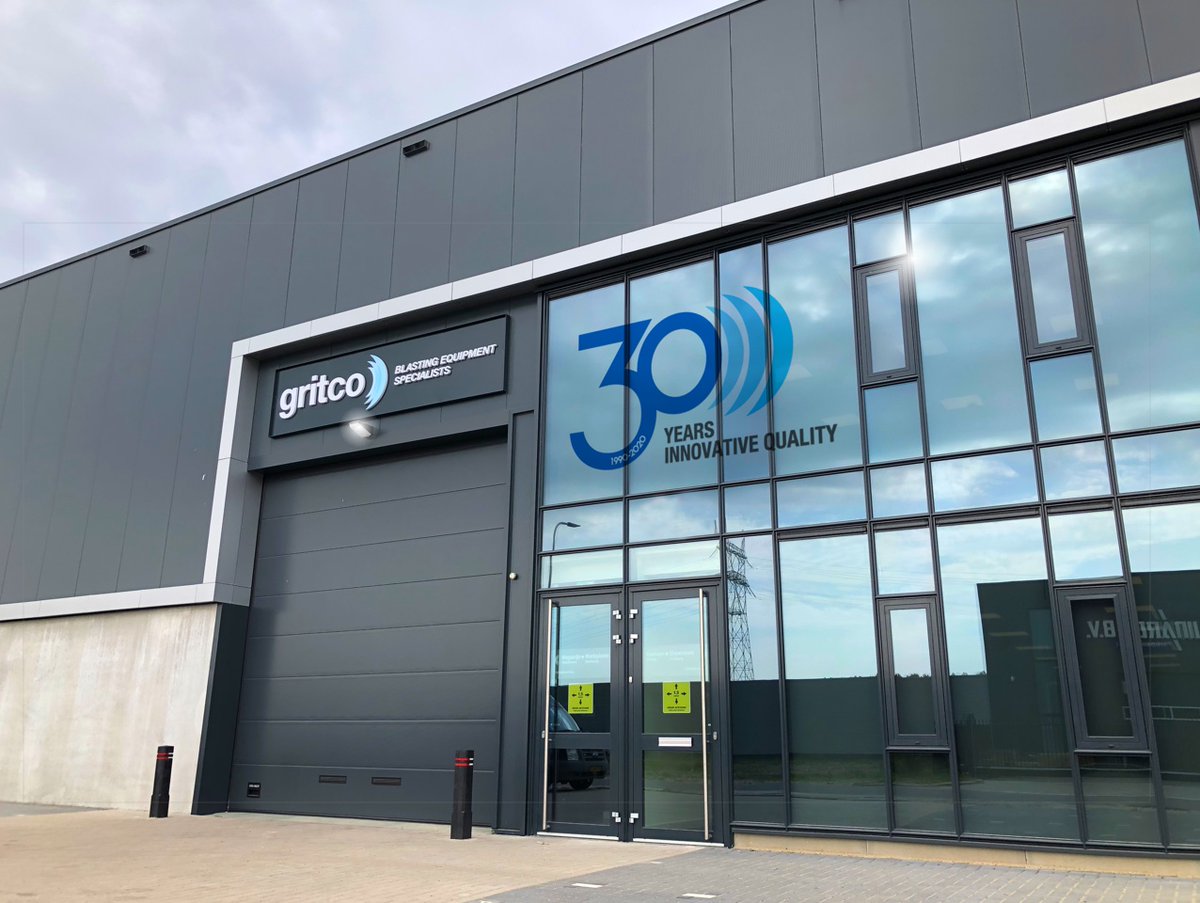 gritco's tweet photo. Gritco was going for a double party this summer. First of all to celebrate the 30 years of successfully developing and manufacturing innovative blasting solutions. Secondly to ‘baptize’ our brand-new company building which we moved into last year.
#maybelater #COVID #StaySafe https://t.co/ROr7lxpB64