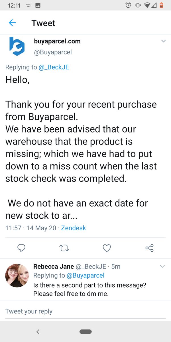 _BeckJE's tweet photo. @Buyaparcel You're typing too much for twitter to display...same thing for the reply you've just sent too... https://t.co/rKnEMbGg6K