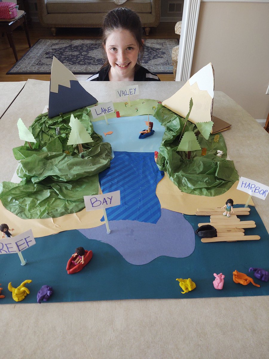 cariweinberger's tweet photo. Lauren gets it when it comes to creating her 3D landforms! Outstanding work! #engineer #proudteacher #3dplanets #mtesdragons https://t.co/OBjNlPWJUh