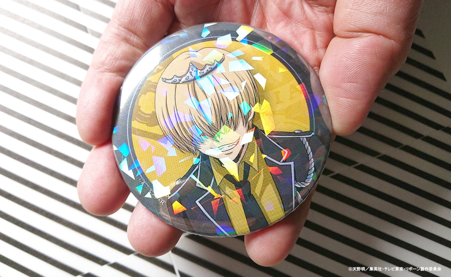 REBORN ひこくじ 第1弾 10回購入特典 ホログラム缶バッジ ベル