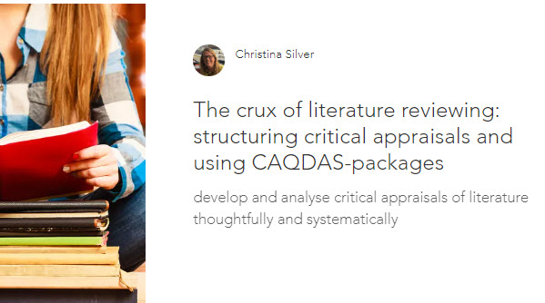 Christina_QDAS's tweet photo. finally got a post up: the crux of literature reviewing

#CAQDAS #qualitative #literaturereview #fivelevelqda
 
https://t.co/h8WOpR1tX5 https://t.co/JQparokM1D