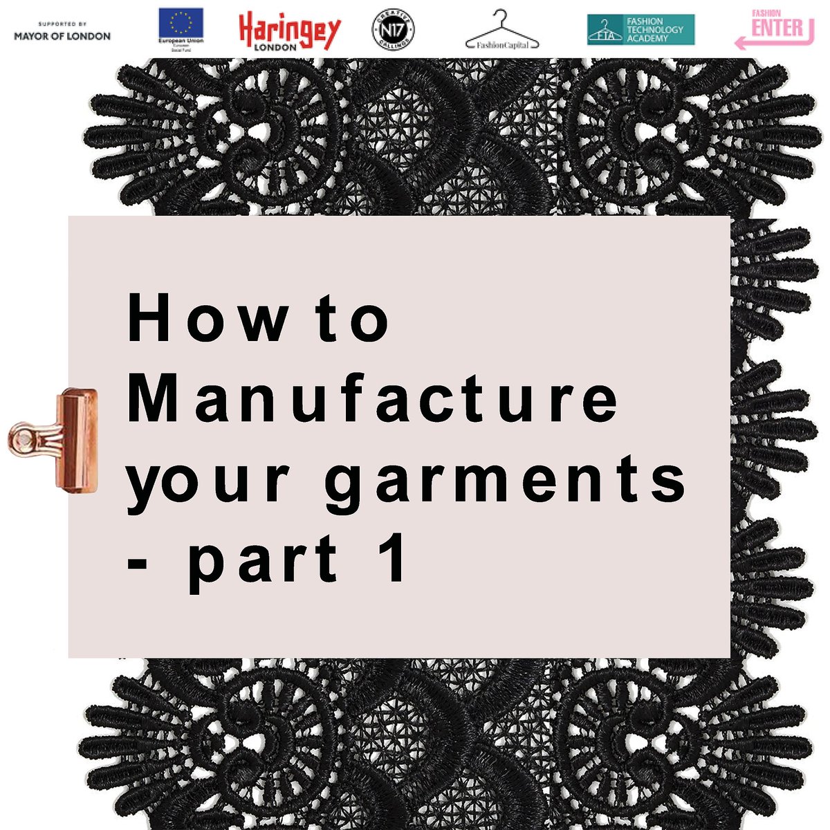 The next #N17 #Creative #Callings free online #seminar will be 'How to #Manufacture Your #Garments Part 1 - #Sampling &amp; Small Run #Production' 11:00 – 14.00 Wednesday 20th May - insight and knowledge direct to your desktop! Tap the link for more info: bit.ly/35JYvxl