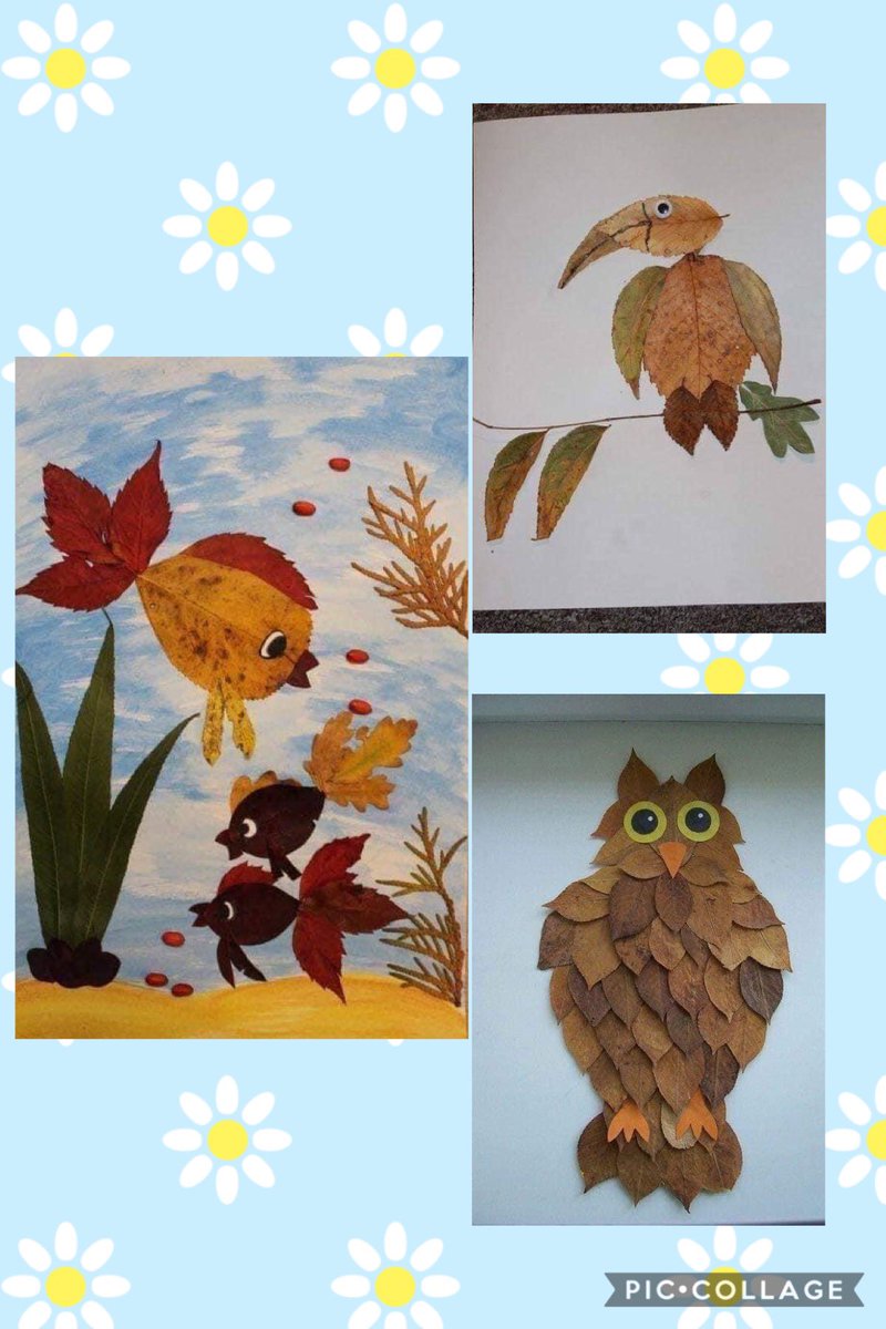 MrsLatham93's tweet photo. Love these 😍⬇️⬇️
There may not be that many leaves lying around on the floor anymore but if you do see any during your daily walk, collect them and make wonderful pictures.
You could also paint and print leaves too to make stunning artwork. 🍁
@saintoswalds #funwithnature https://t.co/R0jsdI9Vd6