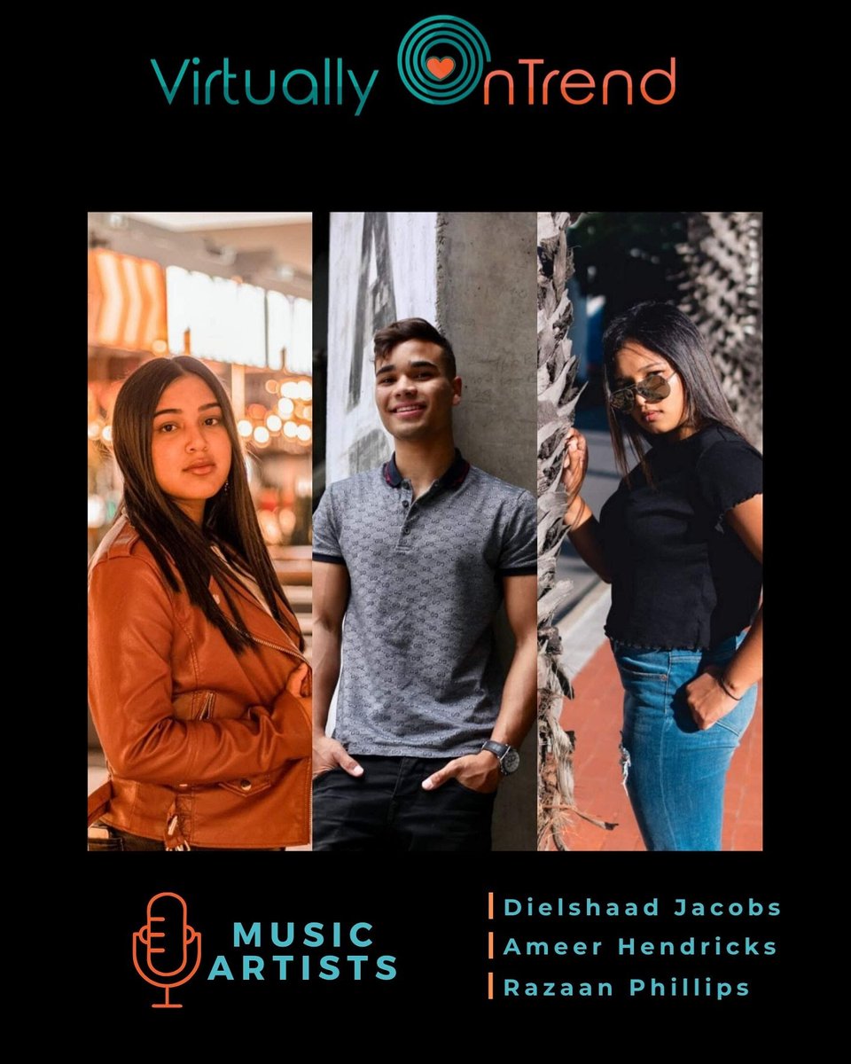 Sihaam_Fakier's tweet photo. Our artists are on a music break currently, but will be back soon. Hold on to you earphones! #virtuallyontrend #VoTartists #ontrend #samusic #musicartist https://t.co/jDklG3QytX