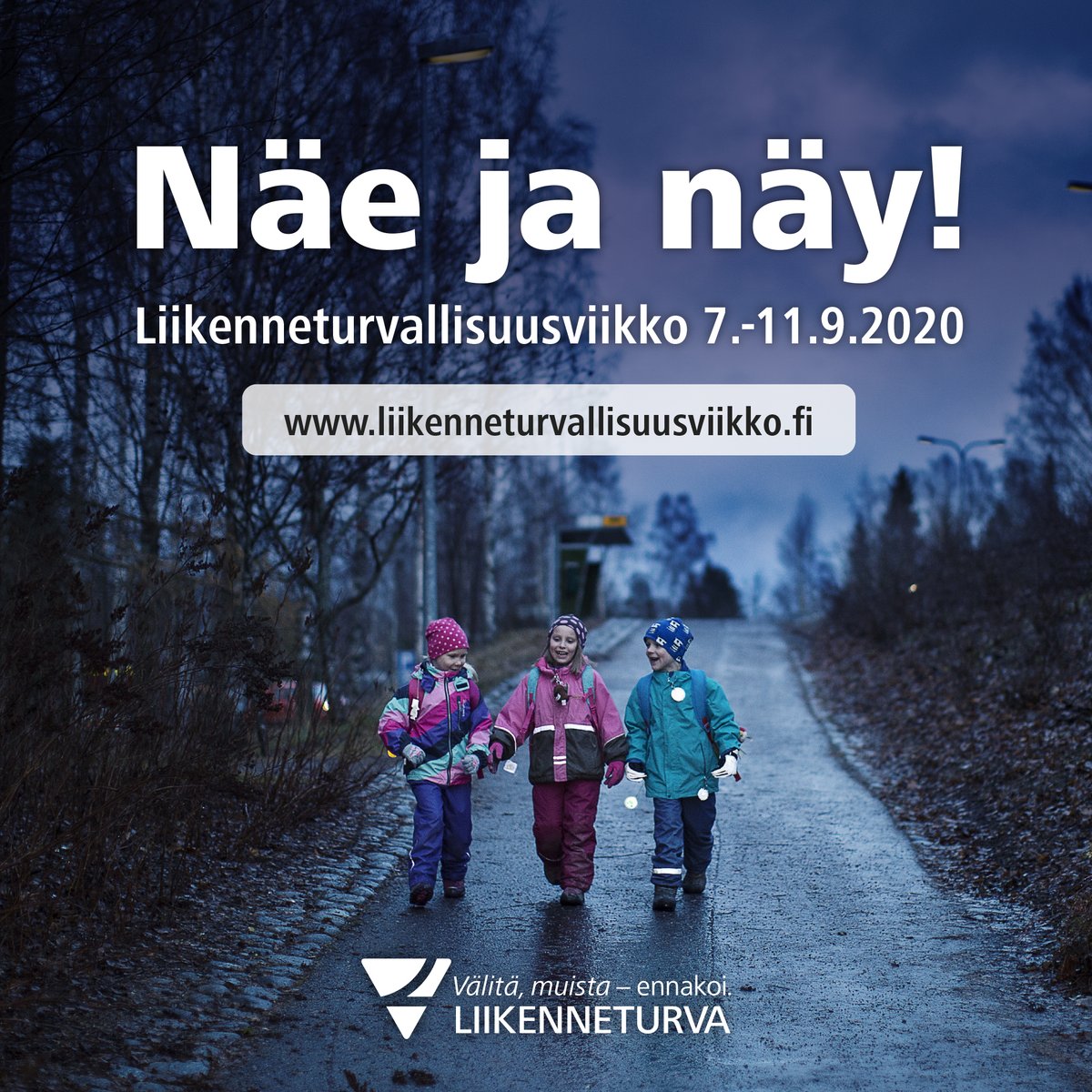 Liikenneturva's tweet photo. #Liikenneturvallisuusviikko'a vietetään jälleen syyskuussa - teemana Näe ja näy. Tästä ja muista aiheista lisää tuoreessa #Liikennekasvatusuutiset-uutiskirjeessä: https://t.co/Ua7ZJZ8K7A https://t.co/uKMnqQ6RYS