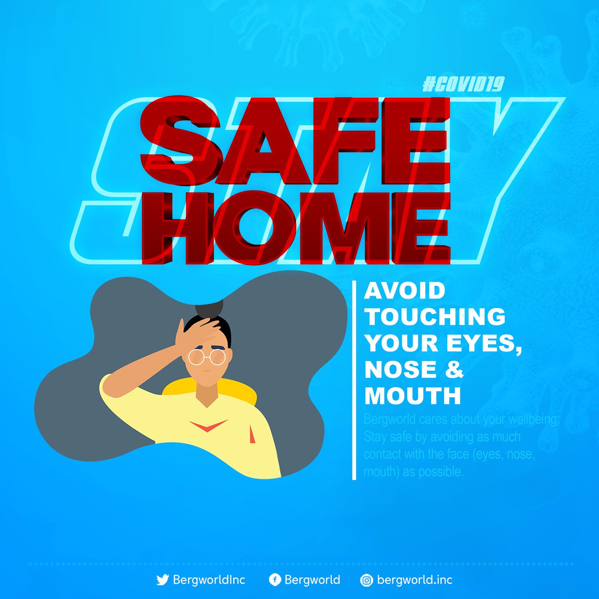 BergworldInc's tweet photo. Good day, friends. Keep taking care of yourselves,the fight continues! 

#StaySafe
#BWlockdown
#Bergworldcares https://t.co/SFVeVUFWye