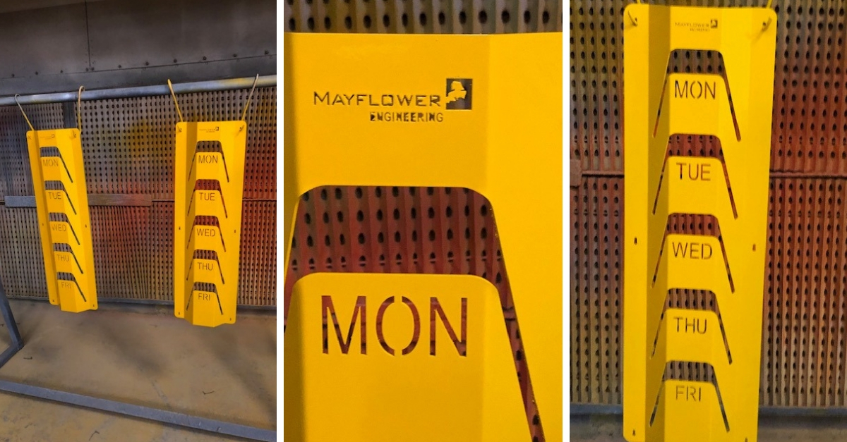 If you want to see how good our #laser is, just look how it cuts the Mayflower logo in these panels! 👌

If you'd like products made with your logo/ serial numbers/ product names laser cut  or etched  please get in touch 

#Engineering #Bespoke