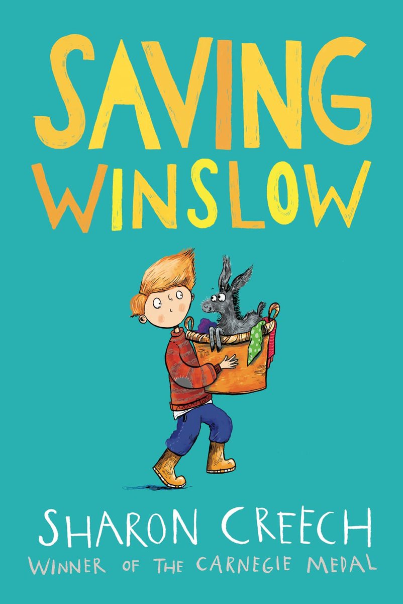 WIN!
To celebrate publication day, we have 3 copies of Saving Winslow to give away. 

Perfect for fans of E.B White and Kate Di Camillo, Saving Winslow is an uplifting modern tale from Carnegie medal winner Sharon Creech.

To enter, follow <a href="/booksfortopics/">BooksForTopics</a> &amp; RT this by 20/5 (UK).