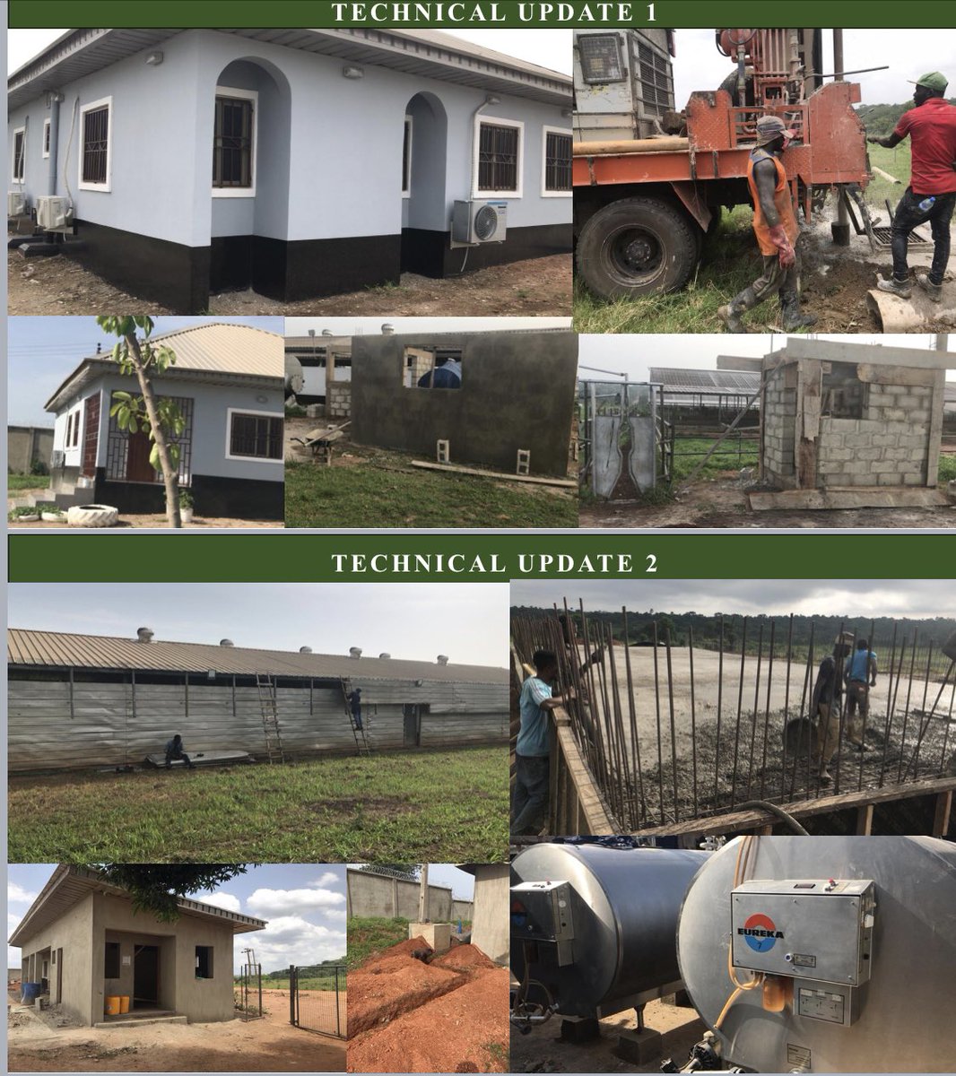 Our JV entity has also repaired the farm houses; procured equipment for the farm, and started hiring staff from the community. Time to show we can create wage employment from agriculture. :)