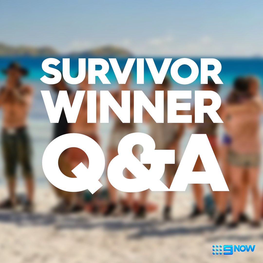 9Now's tweet photo. #9Survivor: Winners at War champion is joining us for a Q&amp;A... Leave your questions below! https://t.co/IMkIz2q0sv