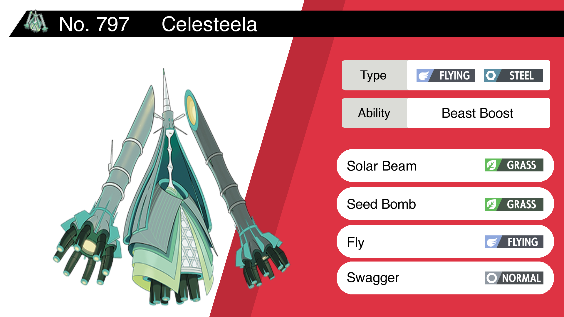 What is a good moveset for Celesteela? - PokéBase Pokémon Answers