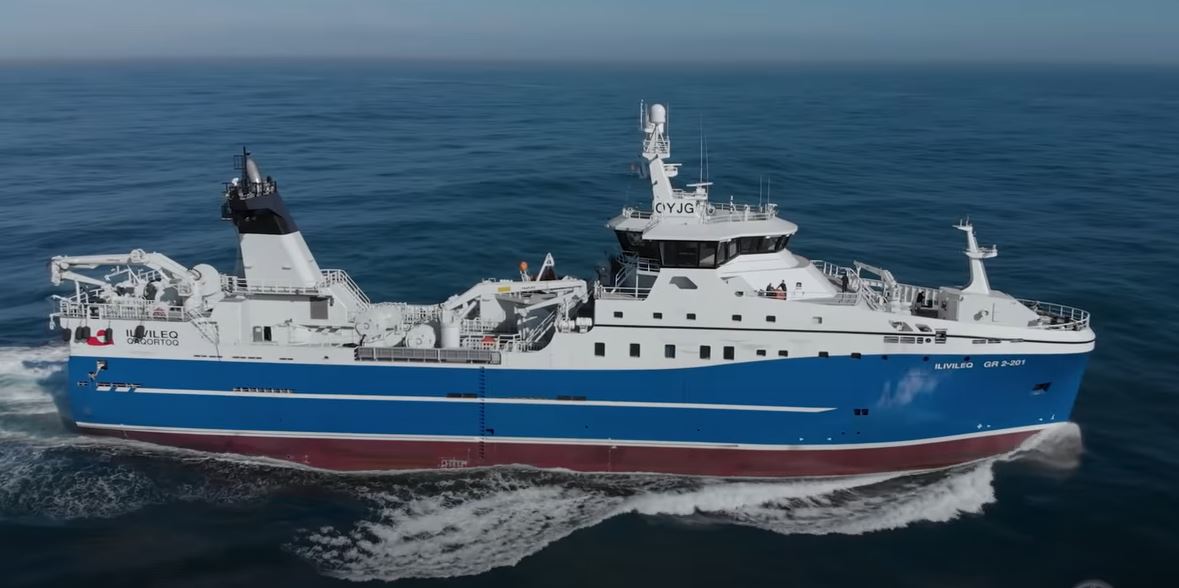 The Greenlandic company Arctic Prime Fisheries, which Alasund Shipbrokers brokered the sale of before, have now taken delivery of the newbuilding Freezer Processing Trawler called "Ilivileq". It has been great to see APF grow and flourish the way it has. Best of luck to them :)