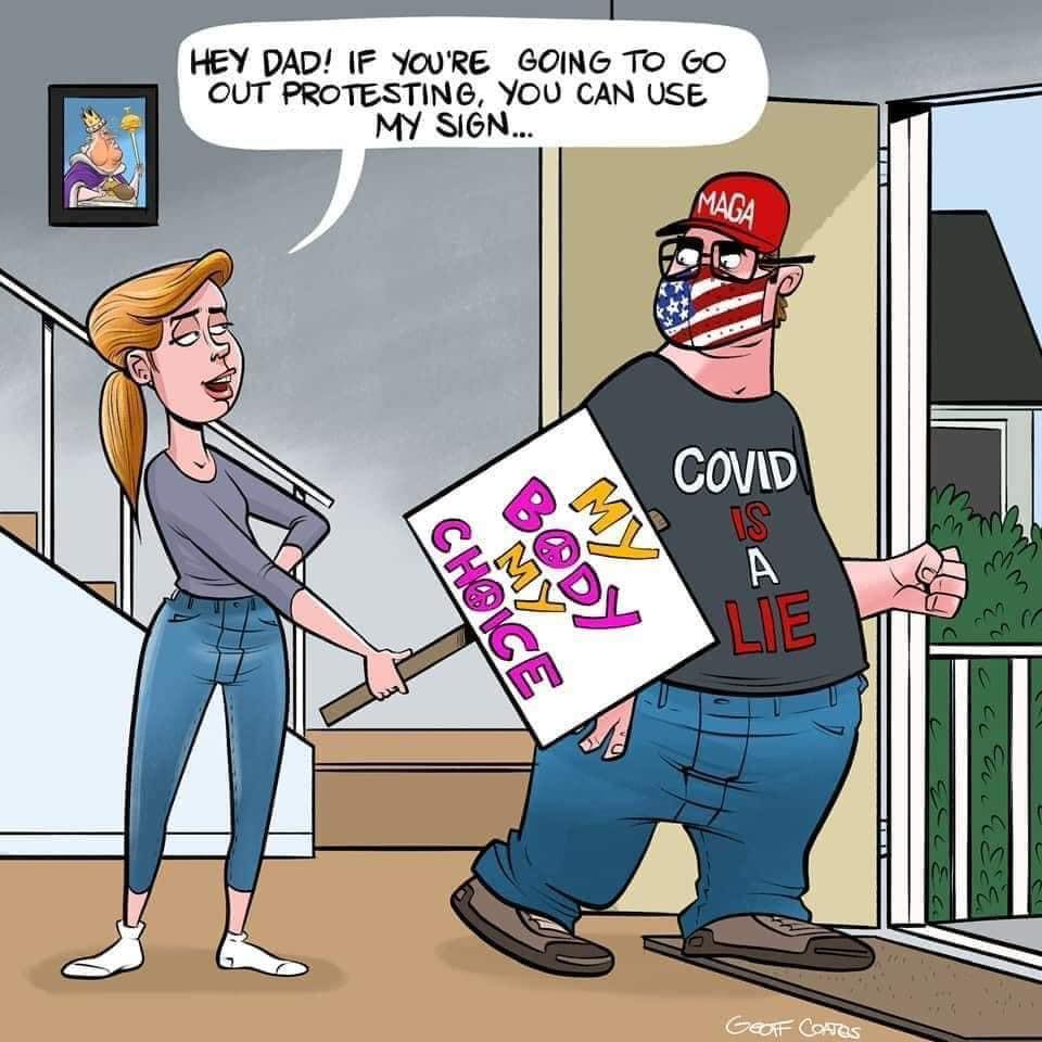 ZonkerDA's tweet image. For the #ProLife #MAGAts in the house:

#ProtestLockdown #ReOpenAmerica