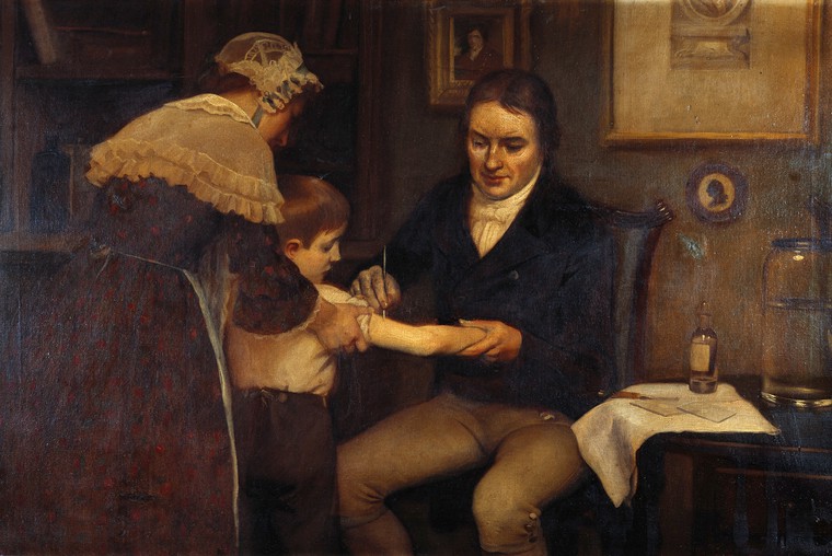 Locals who were aware of this phenomenon began to inoculate themselves with the cowpox pustule to ward off smallpox. Investigating further, Jenner injected matter from a cowpox pustule on the hand of milkmaid Sarah Nelmes into the arm of a young boy, James Phipps.