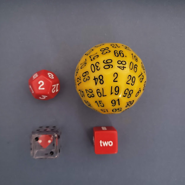 Damien_Ettere's tweet photo. Busted out my portable manipulatives library / math emergency kit for today's routine! Which one doesn't belong? (Dice Edition) #wodb https://t.co/z5OjqL7lkW