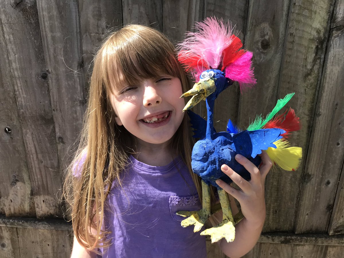 CDWorks's tweet photo. Florence’s Roly-poly bird from the Twits! @BarkiSchool #year2 #mrsfradgeley #thetwits #roalddahl https://t.co/uC7Axab0Ro