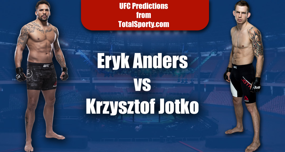 SportyTotal's tweet photo. Eryk Anders vs Krzysztof Jotko Prediction, Tips, Odds. UFC Fight Night
https://t.co/oxBP079Gxw
 #MMA_&amp;_UFC_Odds https://t.co/sCW50w7Y57