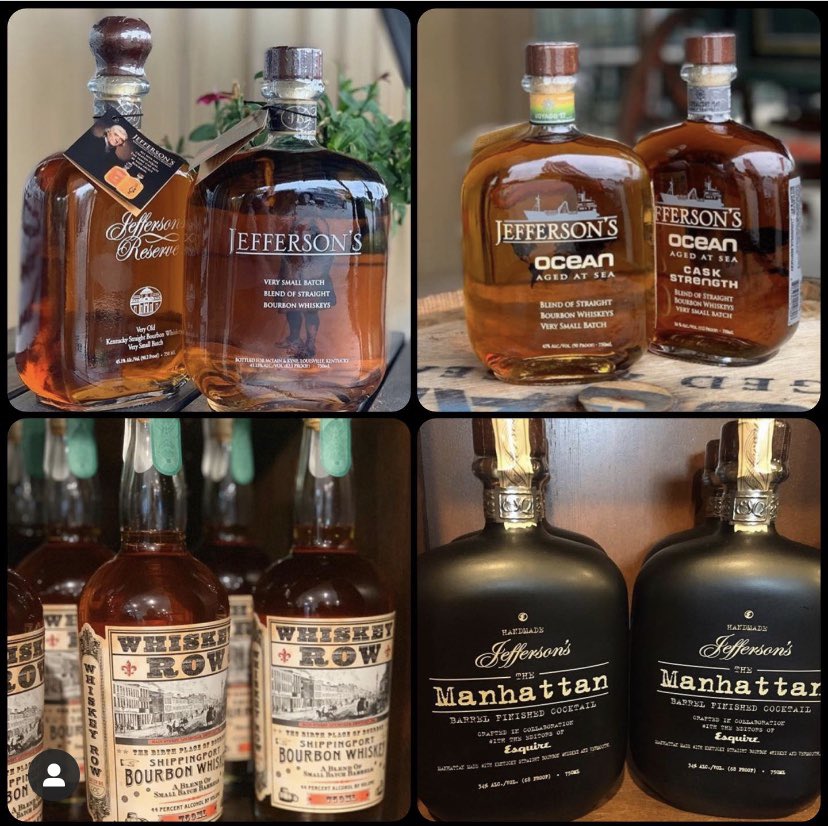 KentuckyArtisan's tweet photo. Stock up for the weekend. Curbside Carryout is open 1-4pm today, tomorrow & Saturday. We have hand sanitizer, too!
#KyArtisan #JeffersonsBourbon #Ocean #Reserve #VSB #Manhattan #WhiskeyRow #BillyGoatStrut #StaySafe #TogetherKY #ShopLocal #DistillinAndChillin https://t.co/91YwLKNNPv