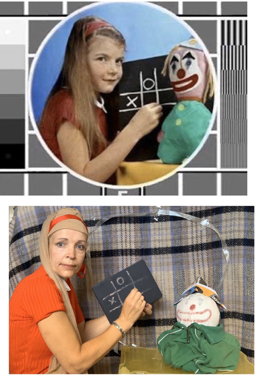 Day 38 of the #betweenartandquarantine #tussenkunstenquarantine must start with an apology....I am sorry if this gives you nightmares....I know it has me...for days....what the hell was that hideous green thing of my youth?!!

The <a href="/BBCOne/">BBC One</a> Test Card! 

I’m traumatised