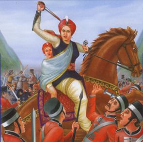 5) Manikarnikaani Lakshmibai or Jhansi ki Rani, the queen of Jhansi was one of the leading figures of the Rebellion of 1857. For Indian nationalists, she became an icon for the freedom struggle against the British Raj for Indian.