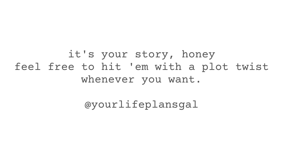 LifePlansGal's tweet photo. Don't be afraid to pivot when you need to...its your story! 
.
🤍 Tiffany, @yourlifeplansgal
#quotes #yougotthis #motivation #keepgoing https://t.co/XpBJjCsakz