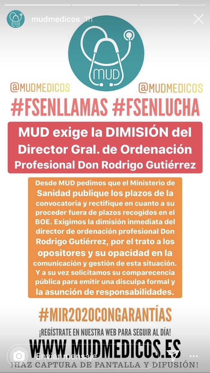 JamieLluch's tweet photo. #FSEnLucha #FSEnLlamas DENUCIAMOS LA FALTA D TRASPARENCIA D @sanidadgob Y DE SU DIRECTOR GRAL DE ORDENACIÓN PROFESIONAL AL ACEPTAR EXPEDIENTES FUERA D PLAZO O MAL BAREMADOS -IR, ALGUNOS AUTOCALCULADOS POR ASPIRANTES BENEFICIADOS SIN UN ORGANISMO OFICIAL QUE ACREDITE LA CONVERSIÓN https://t.co/CEJBw5rtyI