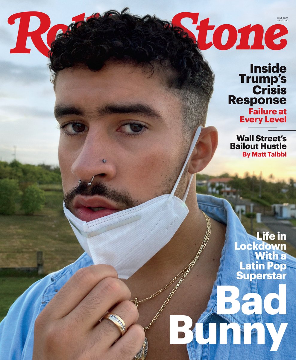 Ricky Martin describes him as a queer icon; I describe him as an agent of chaos. Bad Bunny is on the June cover of Rolling Stone. rollingstone.com/music/music-fe…