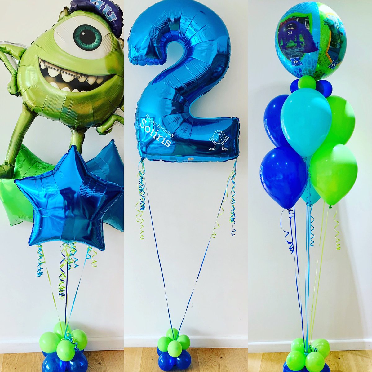 CreativeWeddin4's tweet photo. Fun birthday delivery today!  #monstersinc theme #balloons  #balloondelivery #balloonshornchurch @balloonsessex https://t.co/z4fJwUazBN