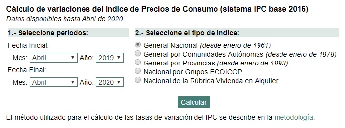 cura A menudo hablado Milímetro INE España on Twitter: "¿Quieres saber cuánto ha variado el #IPC entre dos periodos? Utiliza esta herramienta: https://t.co/kDJOlXKpO7 Consulta las adaptaciones técnicas y metodológicas del IPC para el cálculo y publicación de cura A menudo hablado Milímetro INE España on Twitter: "¿Quieres saber cuánto ha variado el #IPC entre dos periodos? Utiliza esta herramienta: https://t.co/kDJOlXKpO7 Consulta las adaptaciones técnicas y metodológicas del IPC para el cálculo y publicación de