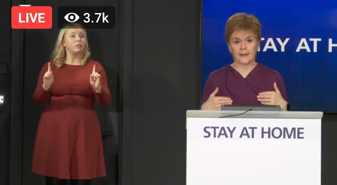 DjJohnDevlin's tweet photo. Wee Nicky Sturgeon pulling in 3.7 thousand on her live streams... Where am I going wrong 🤔 #facebookcopyright #djlivestreams 🤣🤣🤣 https://t.co/NRR5KjDmb3
