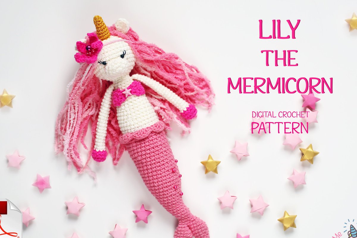 UnicornMeShop's tweet photo. Very glad to release Lily The Mermicorn crochet pattern! Lily's pattern is 20% discount till the end of the week!
https://t.co/g5VkNuiE4F
#crochetmermicorn #crochetmermaid #unicornmermaid
#crochetpattern #etsysale #unicornpattern #mermaid #unicorn #mermicorn #unicornpattern #diy https://t.co/SEDfcyEo1Q