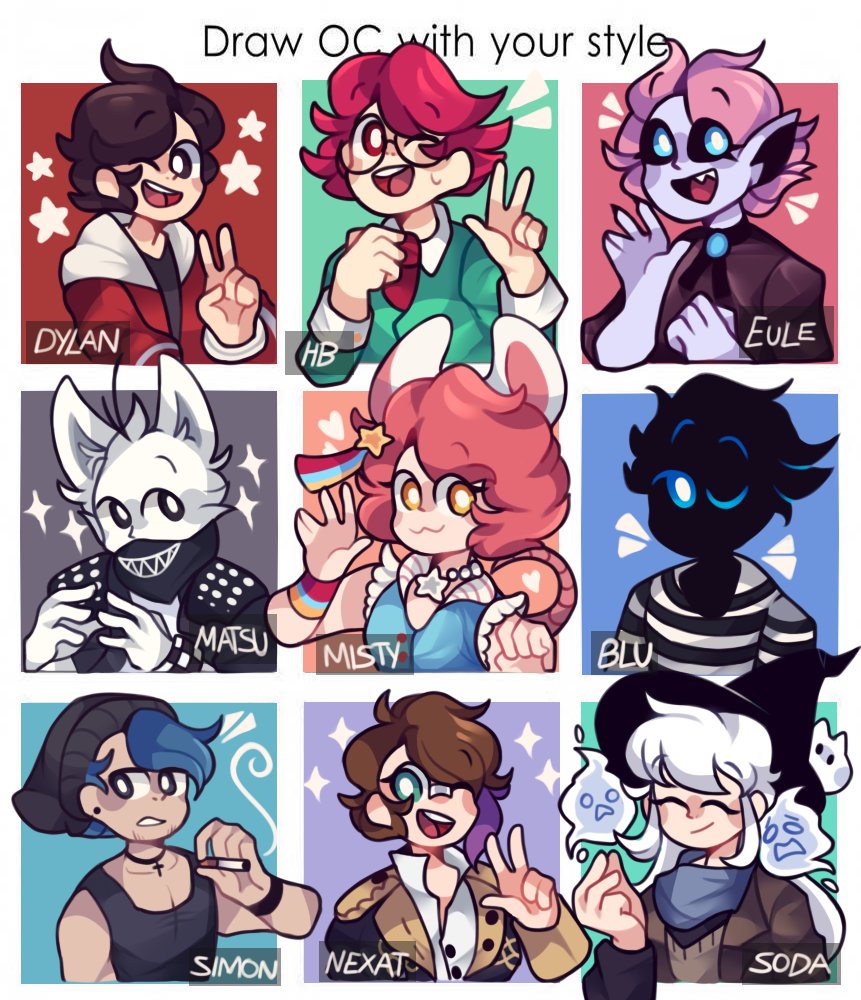 I finished it!! Thanks yall for lending your ocs ✨ 