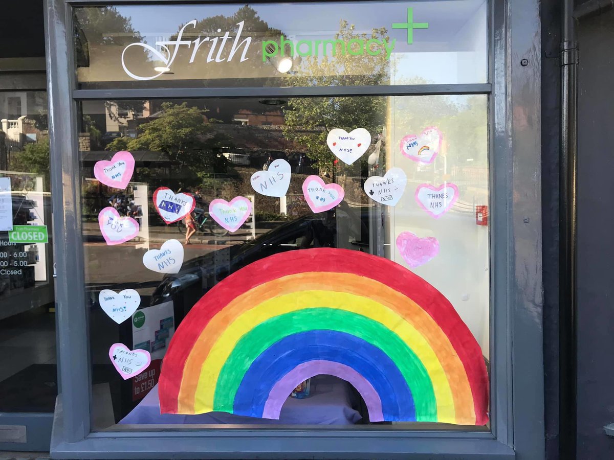 Frith_Pharmacy's tweet photo. Thankyou @belmontdorking for our window display! #nhs #staysafe #pharmacy #dorking https://t.co/4EsqgdoKbm