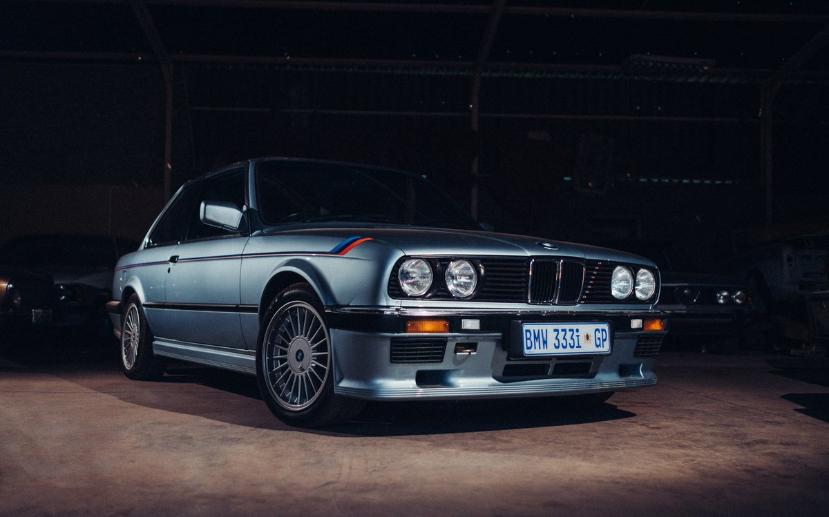 OtsileJK's tweet photo. Triple Three

The SA-only BMW 333i (E30). A rare gusheshe powered by an  M30B32 3.2-liter straight-six engine sourced from the cars like 635CSi and 733i.

📸 Speedhunters https://t.co/jQJkEZgak6