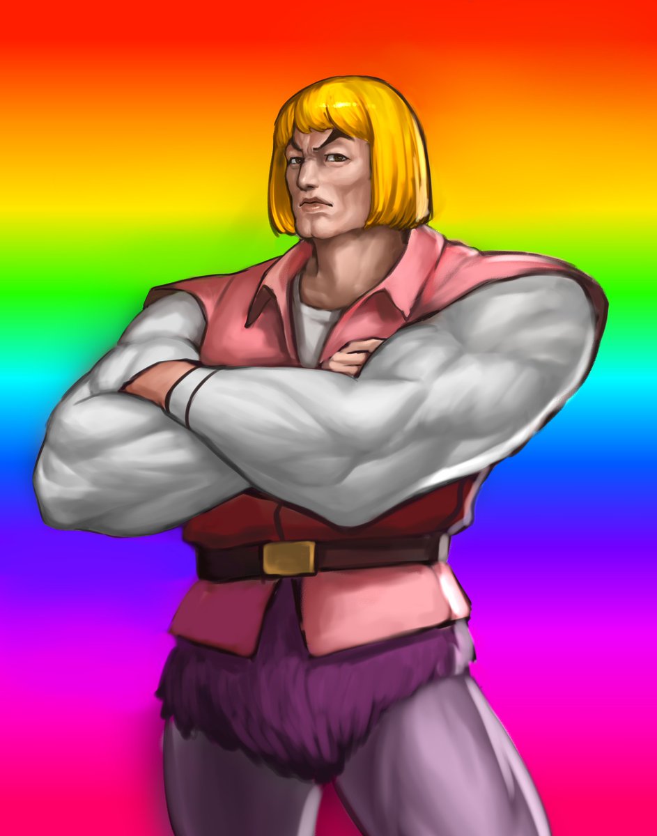 Celega1090's tweet photo. #히맨 #아담 #근육 #일러스트 #heman #adam #muscle #illustration https://t.co/yhkVuo6Pm8