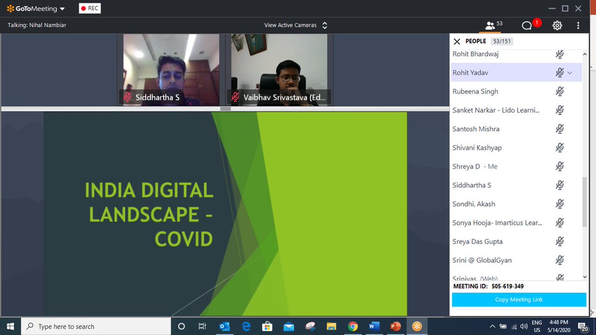 IAMAIForum's tweet photo. Mr. Nihal Nambiar taking us through the evolution of EdTech right from 2012 to 2019 and arising opportunities in 2020!
#LIVE #EdTech #Masterclass #eLearning #future #brand #insights #strategy #digitallandscape #digitization #IAMAI #iProspect https://t.co/AoqoohHsz7