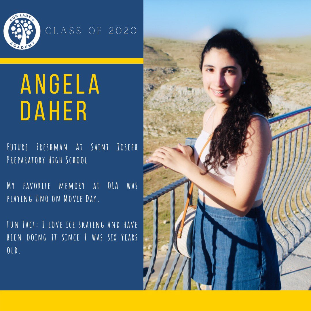 olawaltham's tweet photo. Wildcat Well Wishes: an 8th Grade Tribute...

Today's featured future freshman is Angela Daher. Congratulations, Angela. May God continue to guide you and bless you.

Go forth and do great things...
#rcabschools #gofurtherwithfaith #classof2020 @CSOboston @BostonCathSupt https://t.co/JYHtiWUlBC