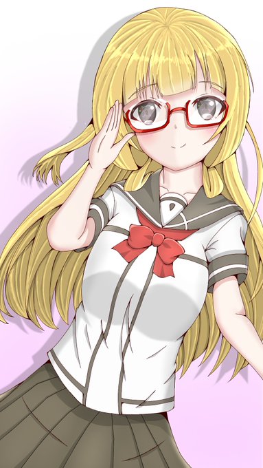 園子ちゃんにメガネを掛けて頂いた
#yuyuyu
#ゆゆゆい 