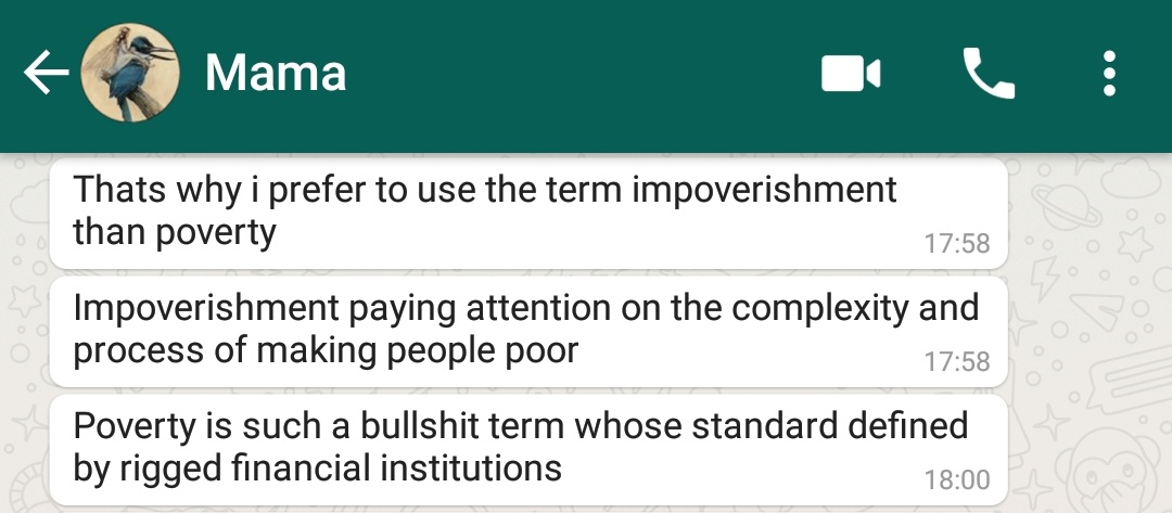 margianta's tweet photo. Mom on why poverty is a bullshit term https://t.co/H6Qaoctzx4